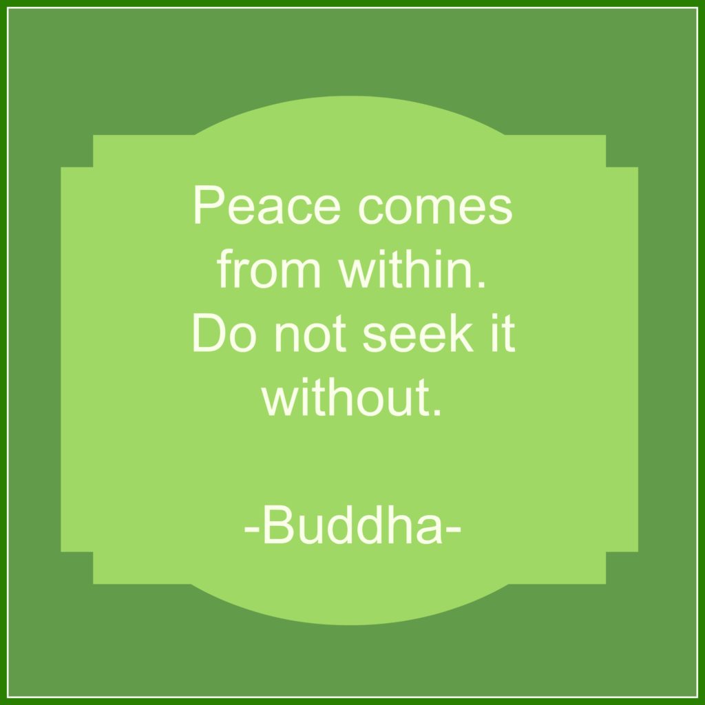 Peace from within