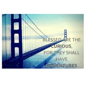 blessed are the curious
