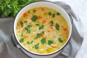 lemon orzo soup