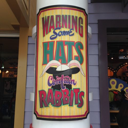 rabbit hat sign