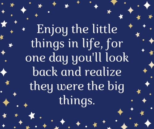 little things more happiness