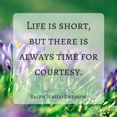 courtesy