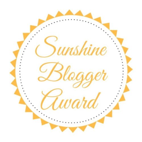 sunshine blogger award