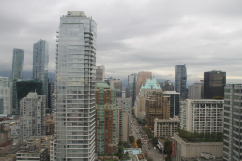 Vancouver hotel view