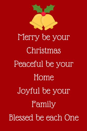 christmas blessing