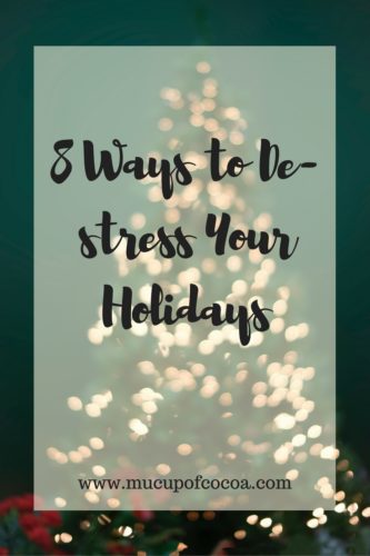 de-stress your holidays