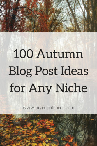 autumn blog post