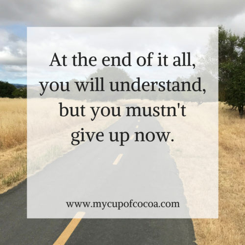 don't give up 9