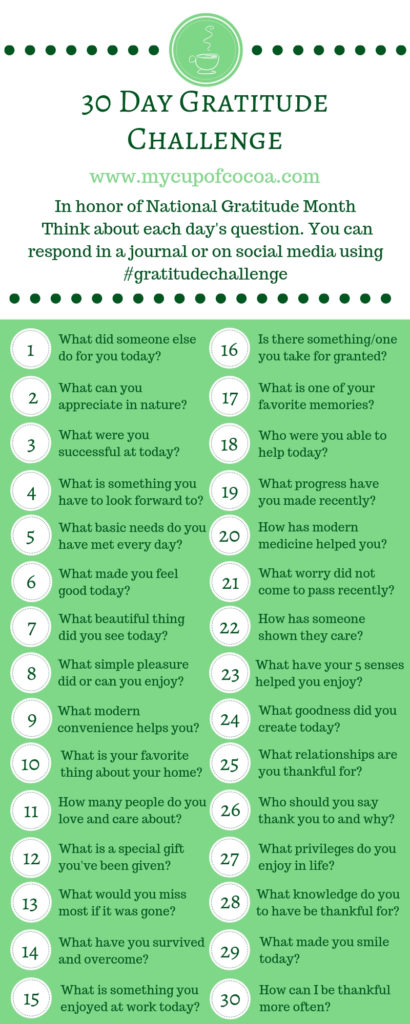 gratitude challenge