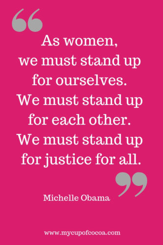 strong women quote michelle obama